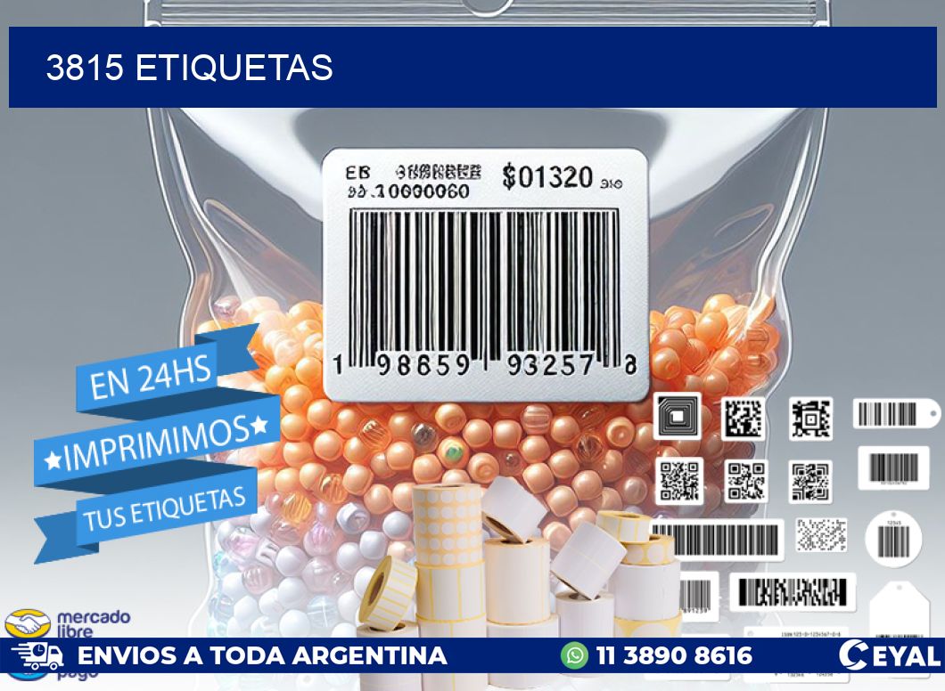 3815 ETIQUETAS