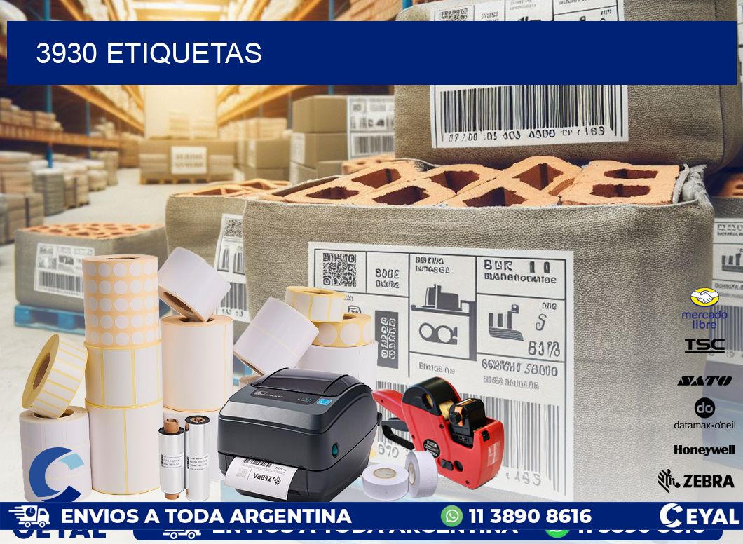 3930 ETIQUETAS
