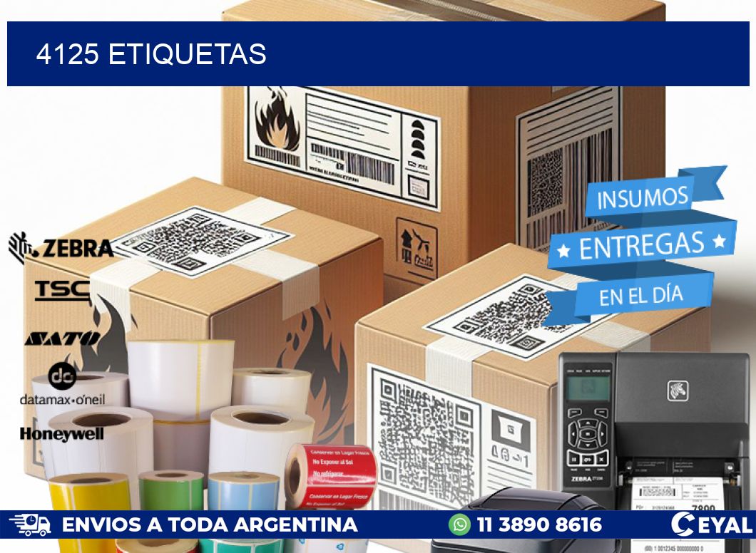 4125 ETIQUETAS