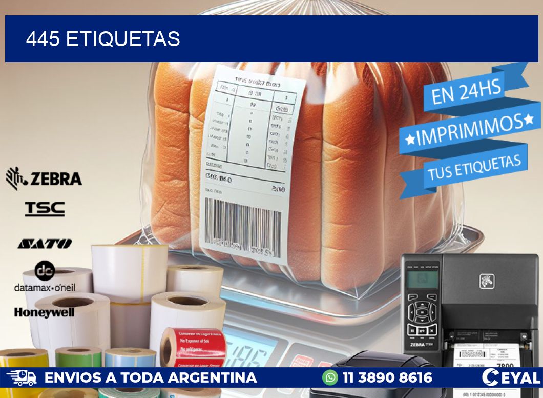 445 ETIQUETAS