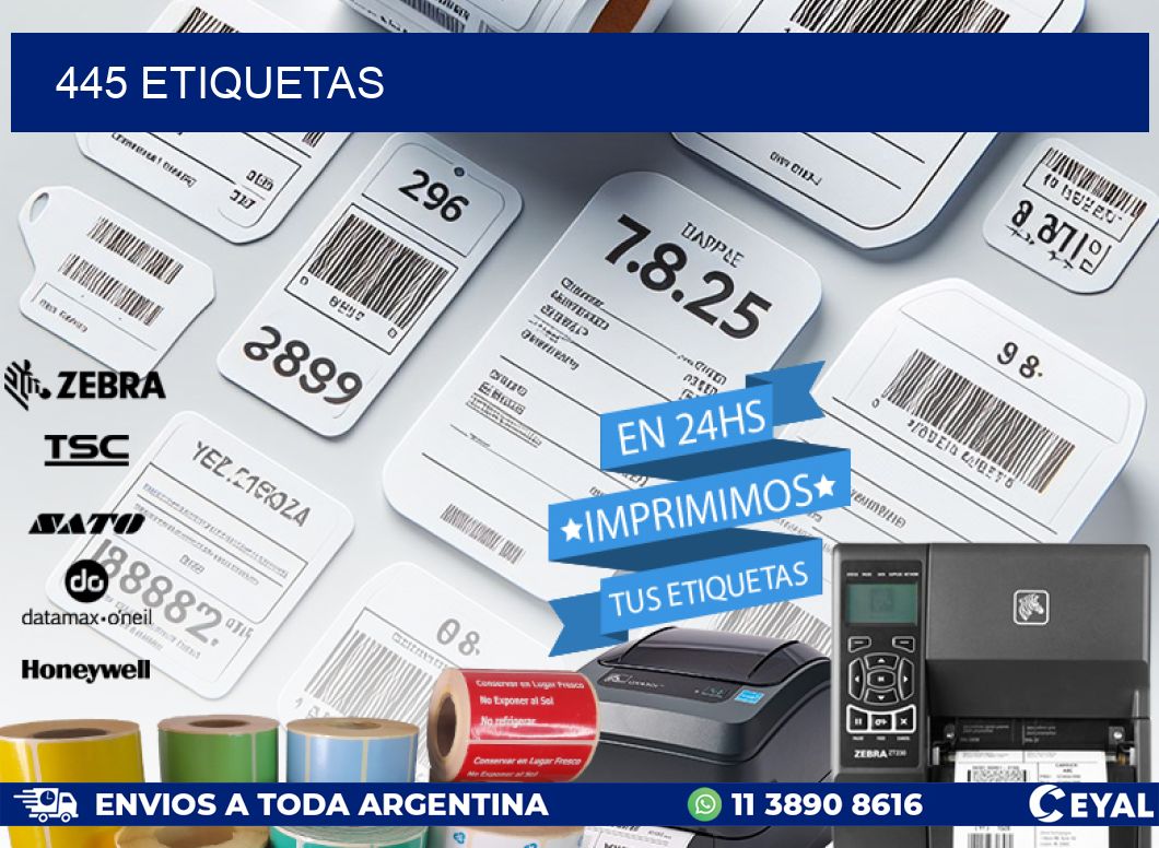 445 ETIQUETAS
