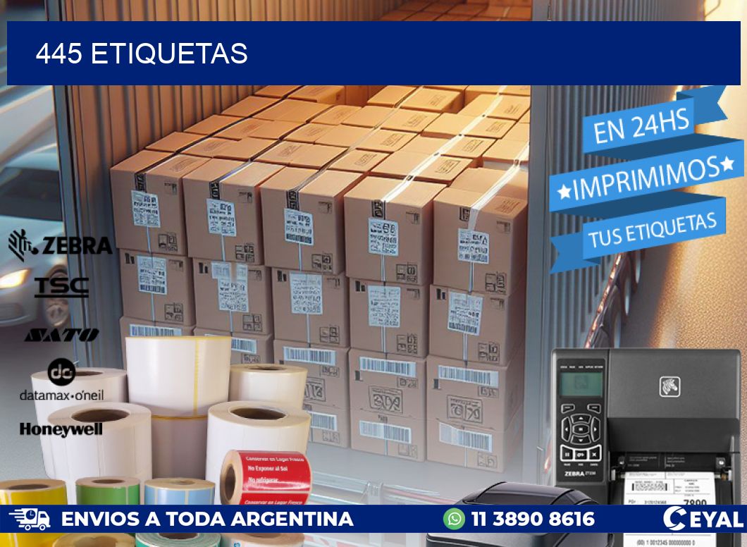 445 ETIQUETAS