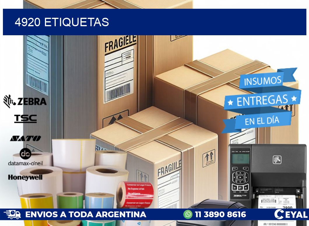 4920 ETIQUETAS