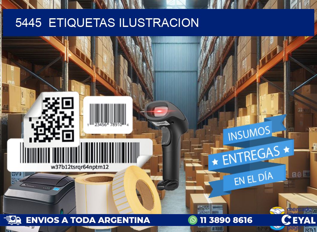 5445 ETIQUETAS ILUSTRACION