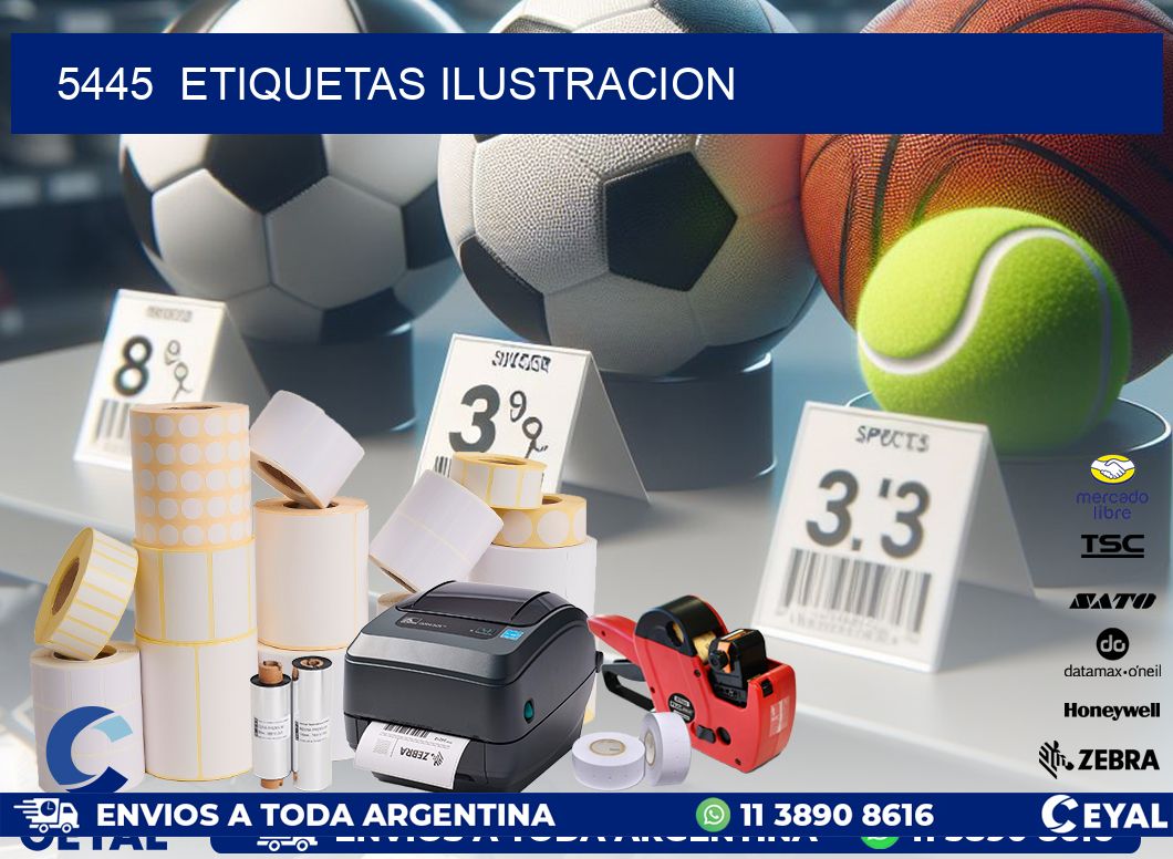 5445 ETIQUETAS ILUSTRACION