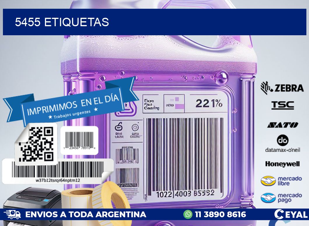 5455 ETIQUETAS