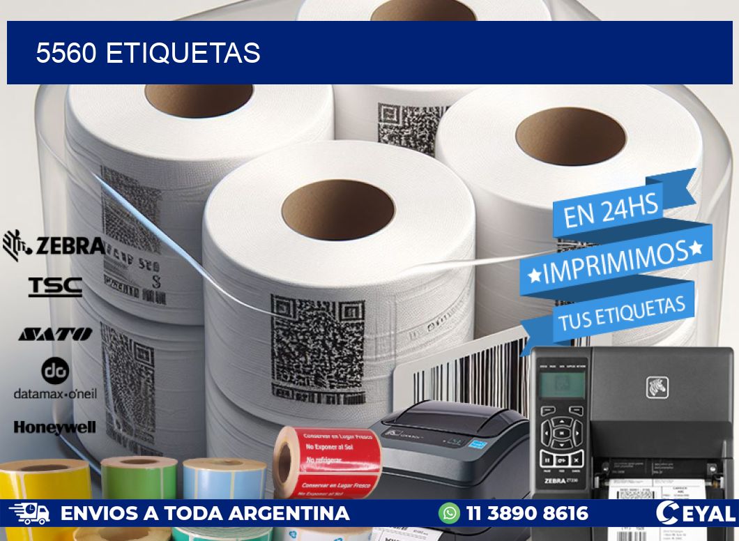 5560 ETIQUETAS