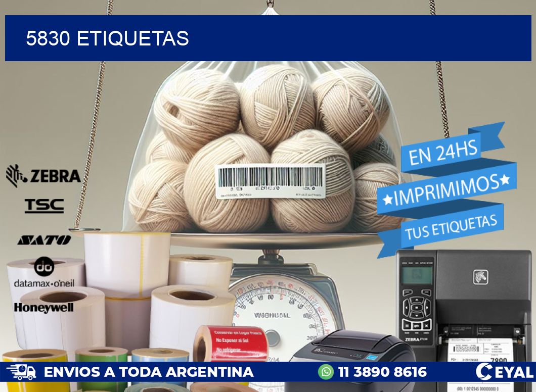 5830 ETIQUETAS