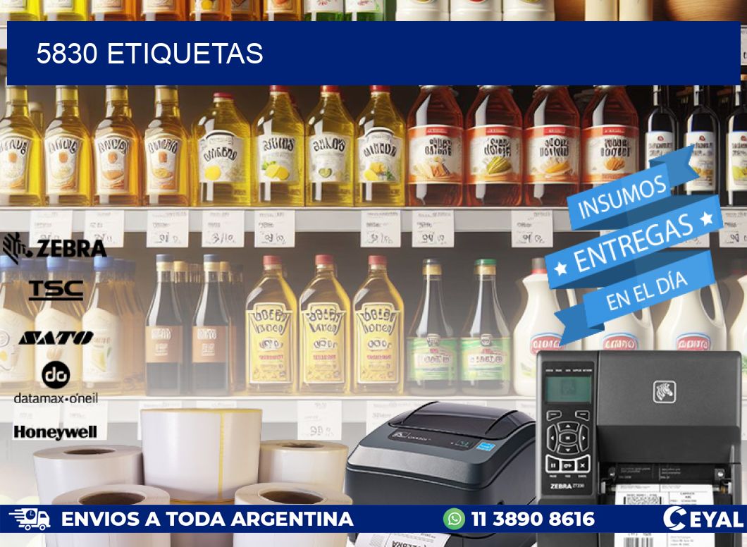 5830 ETIQUETAS