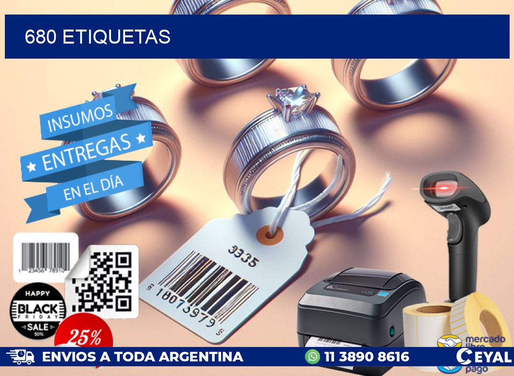 680 ETIQUETAS