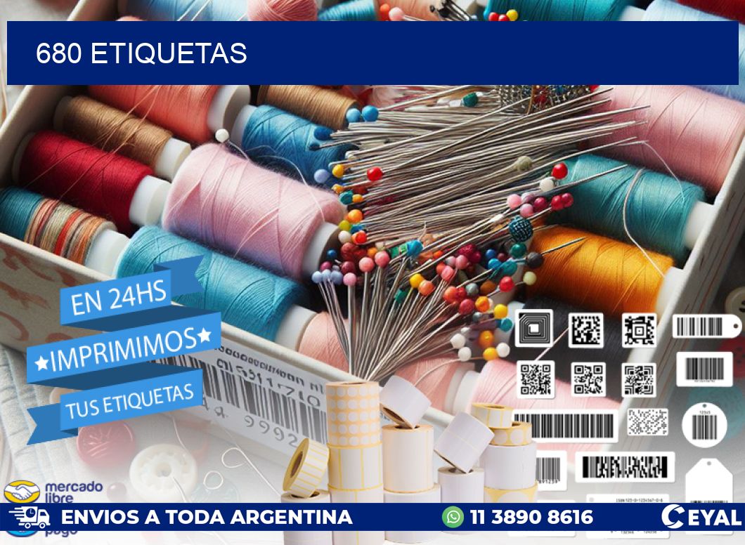 680 ETIQUETAS