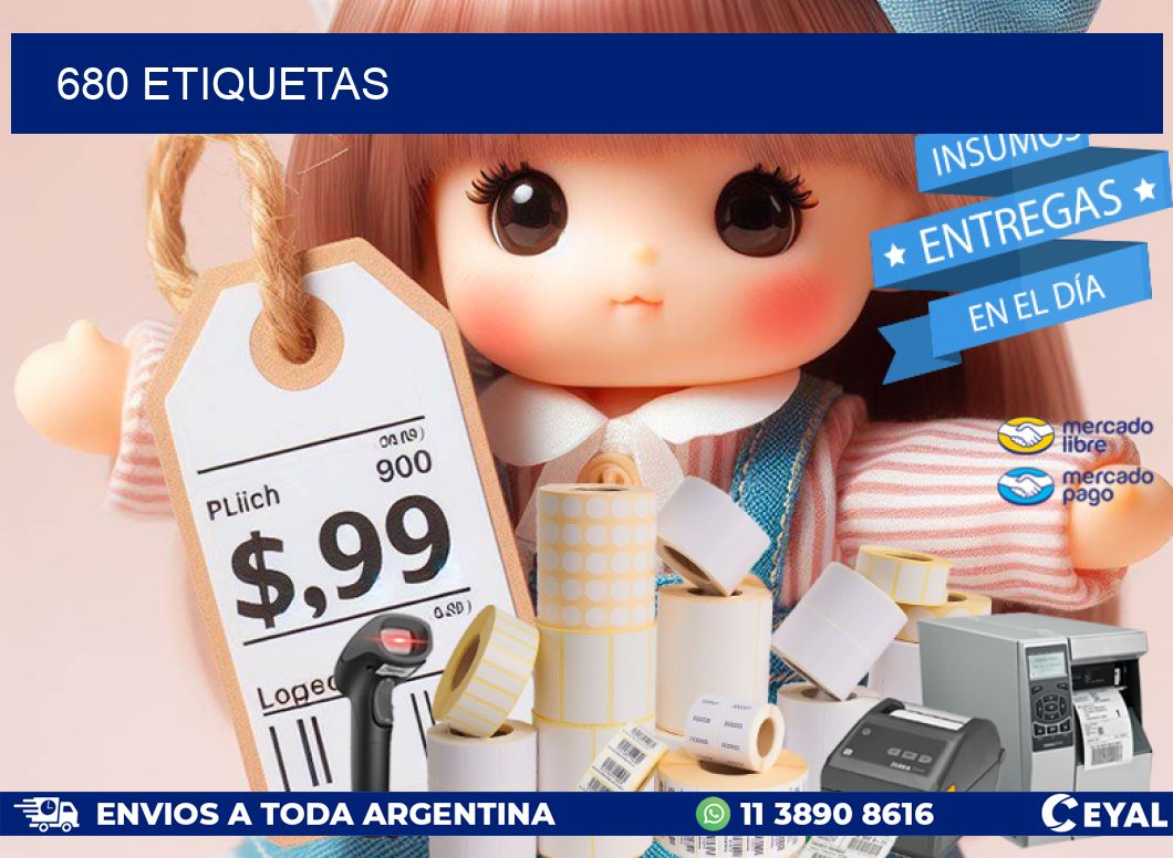 680 ETIQUETAS