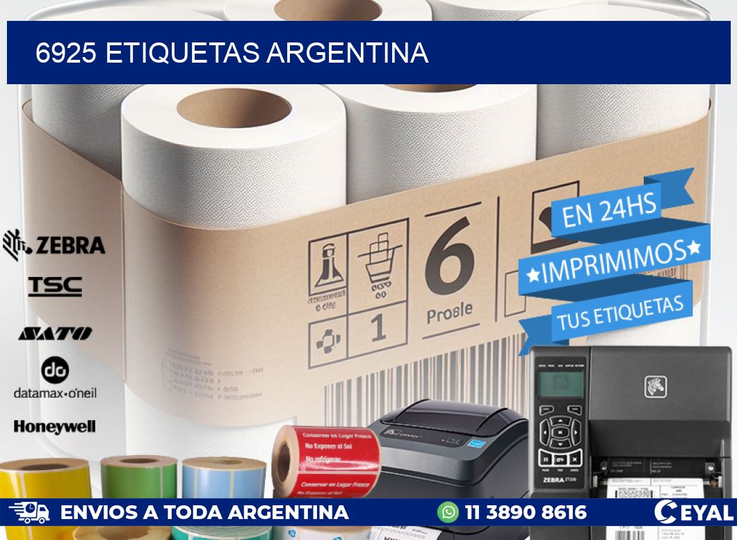 6925 ETIQUETAS ARGENTINA