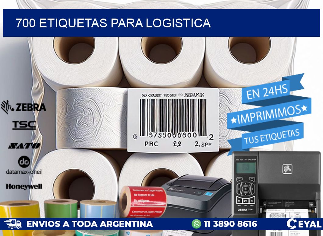 700 ETIQUETAS PARA LOGISTICA