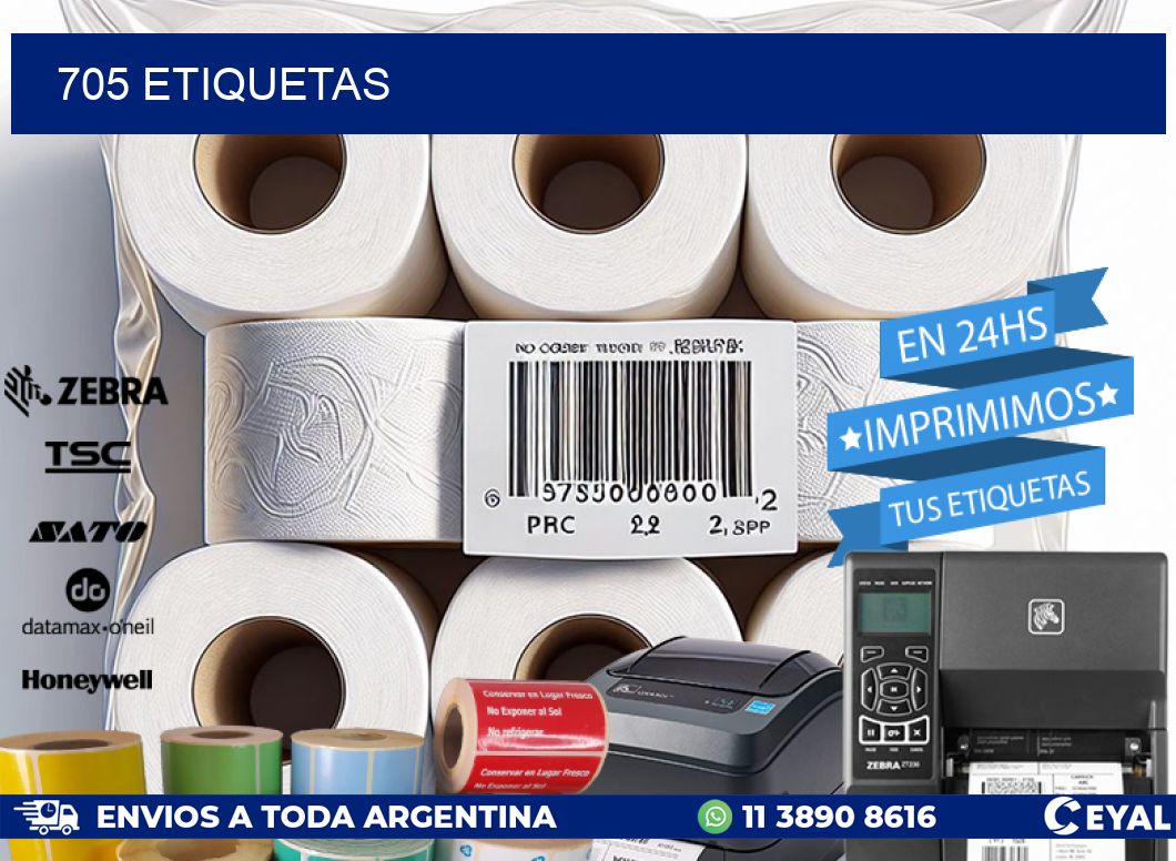 705 ETIQUETAS