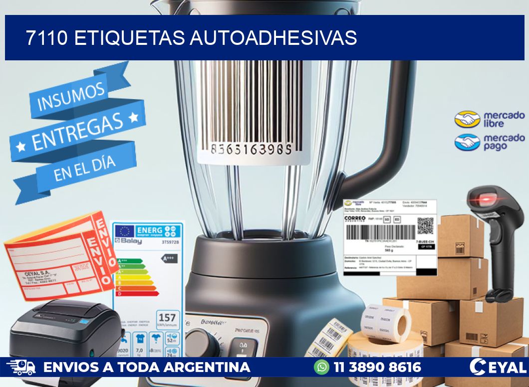 7110 ETIQUETAS AUTOADHESIVAS