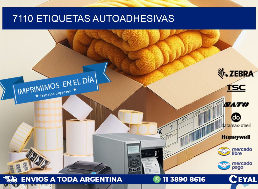 7110 ETIQUETAS AUTOADHESIVAS