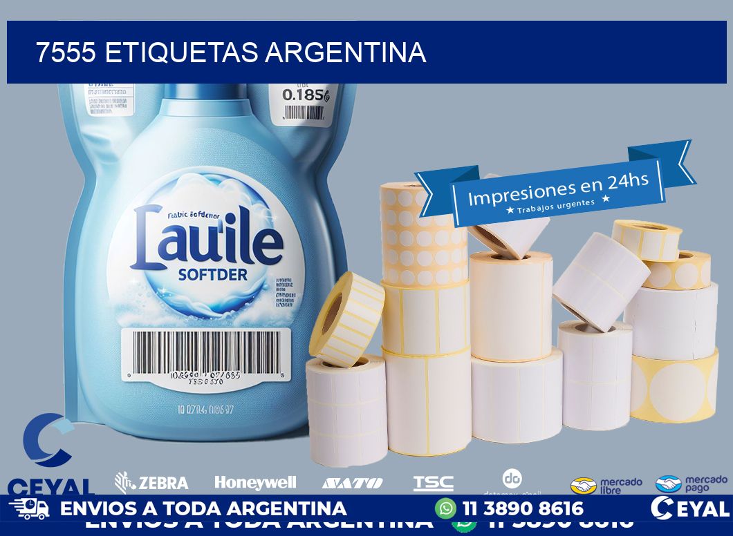 7555 ETIQUETAS ARGENTINA