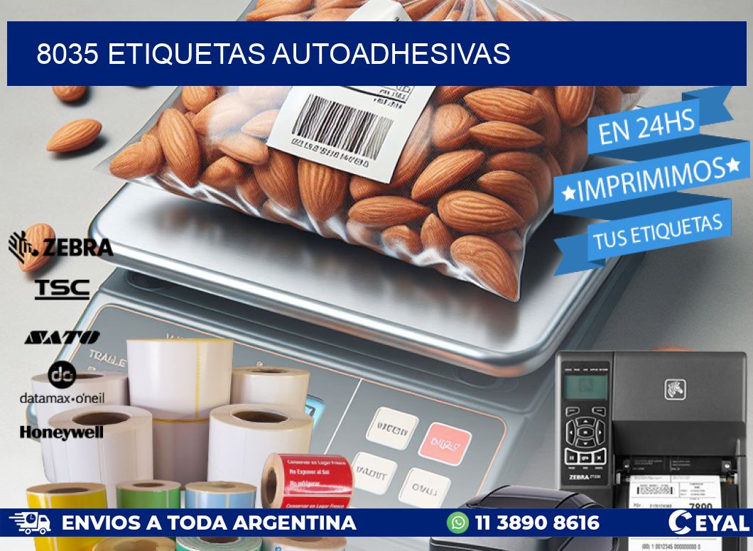 8035 ETIQUETAS AUTOADHESIVAS