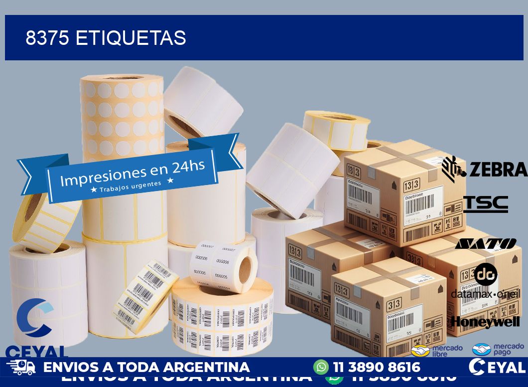 8375 ETIQUETAS