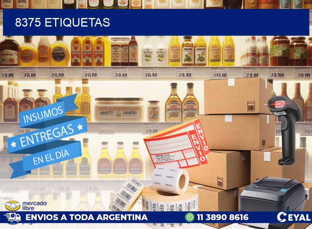 8375 ETIQUETAS