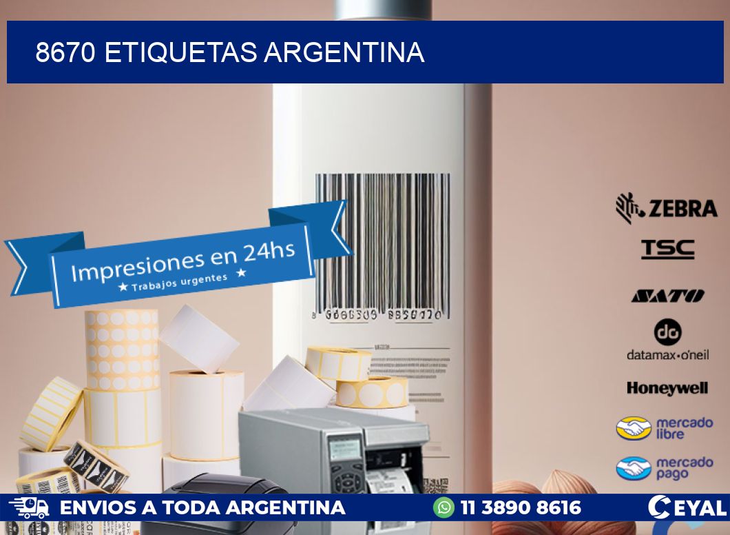 8670 ETIQUETAS ARGENTINA