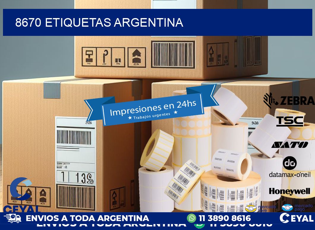8670 ETIQUETAS ARGENTINA