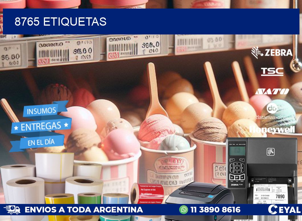8765 ETIQUETAS