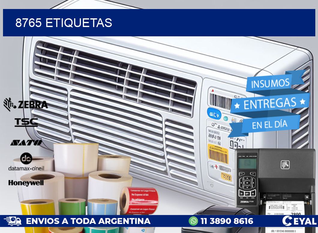 8765 ETIQUETAS