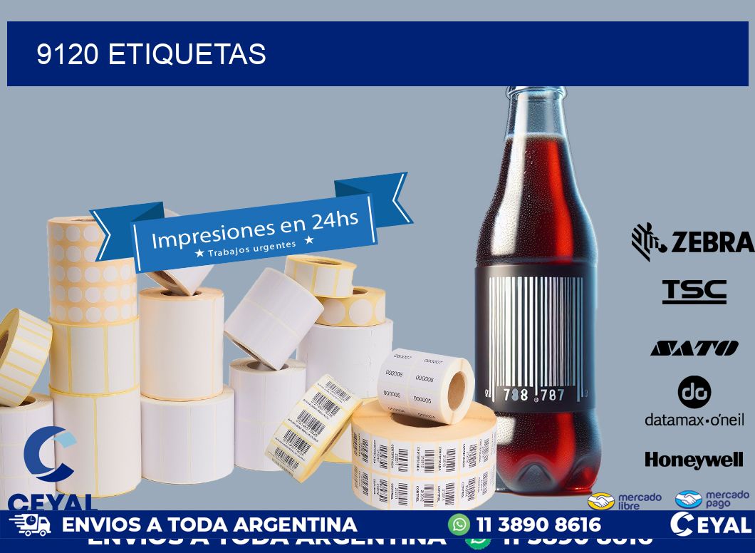 9120 ETIQUETAS
