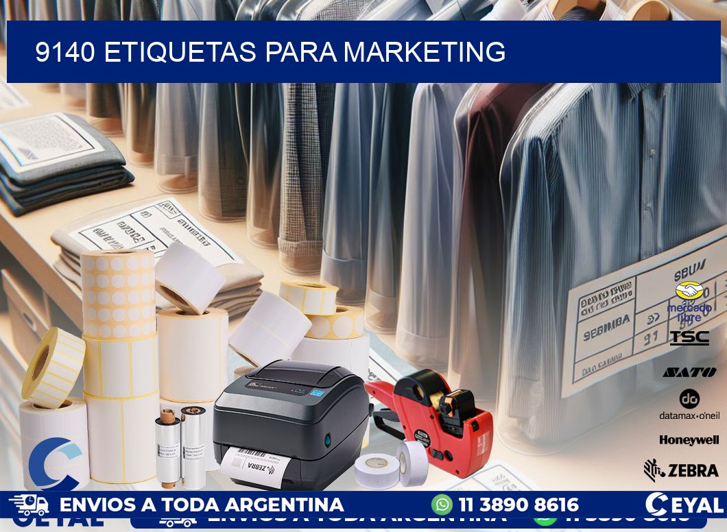 9140 ETIQUETAS PARA MARKETING