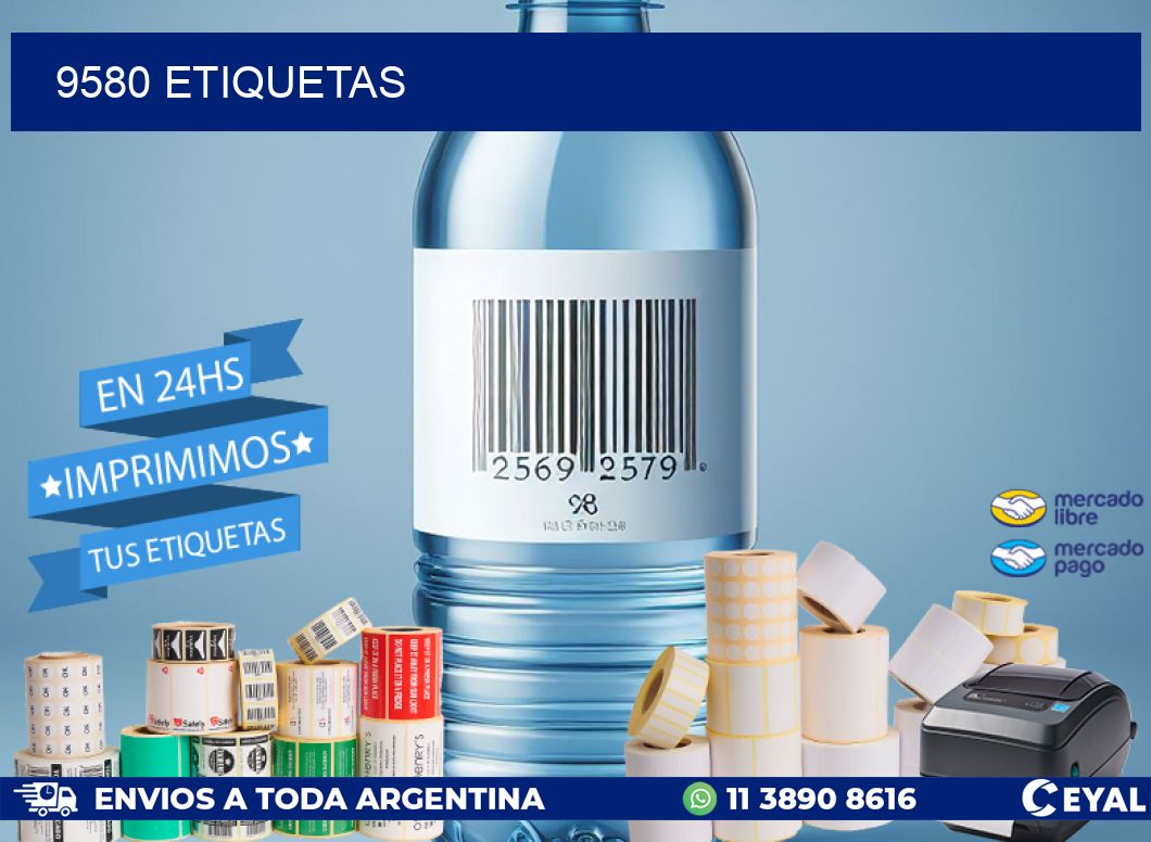 9580 ETIQUETAS