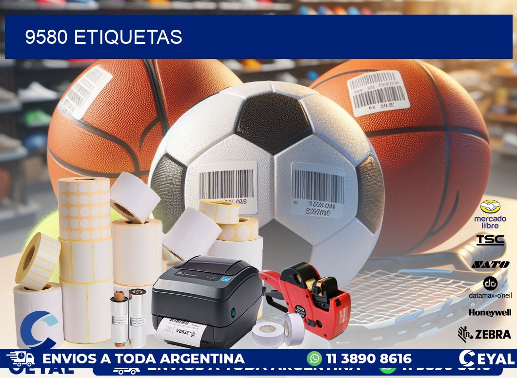 9580 ETIQUETAS
