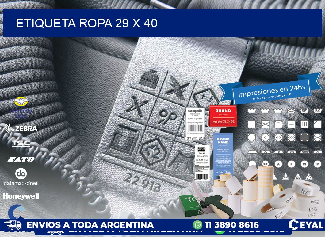 ETIQUETA ROPA 29 x 40