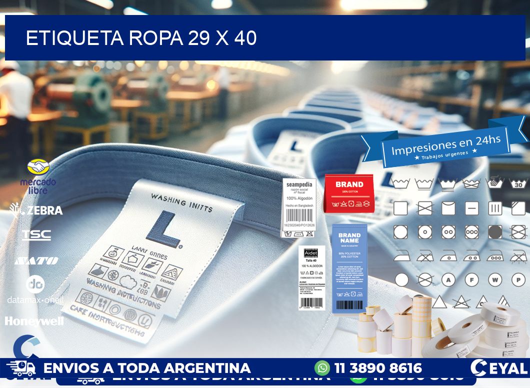 ETIQUETA ROPA 29 x 40