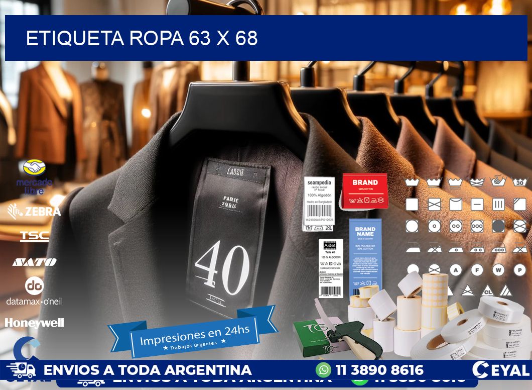 ETIQUETA ROPA 63 x 68