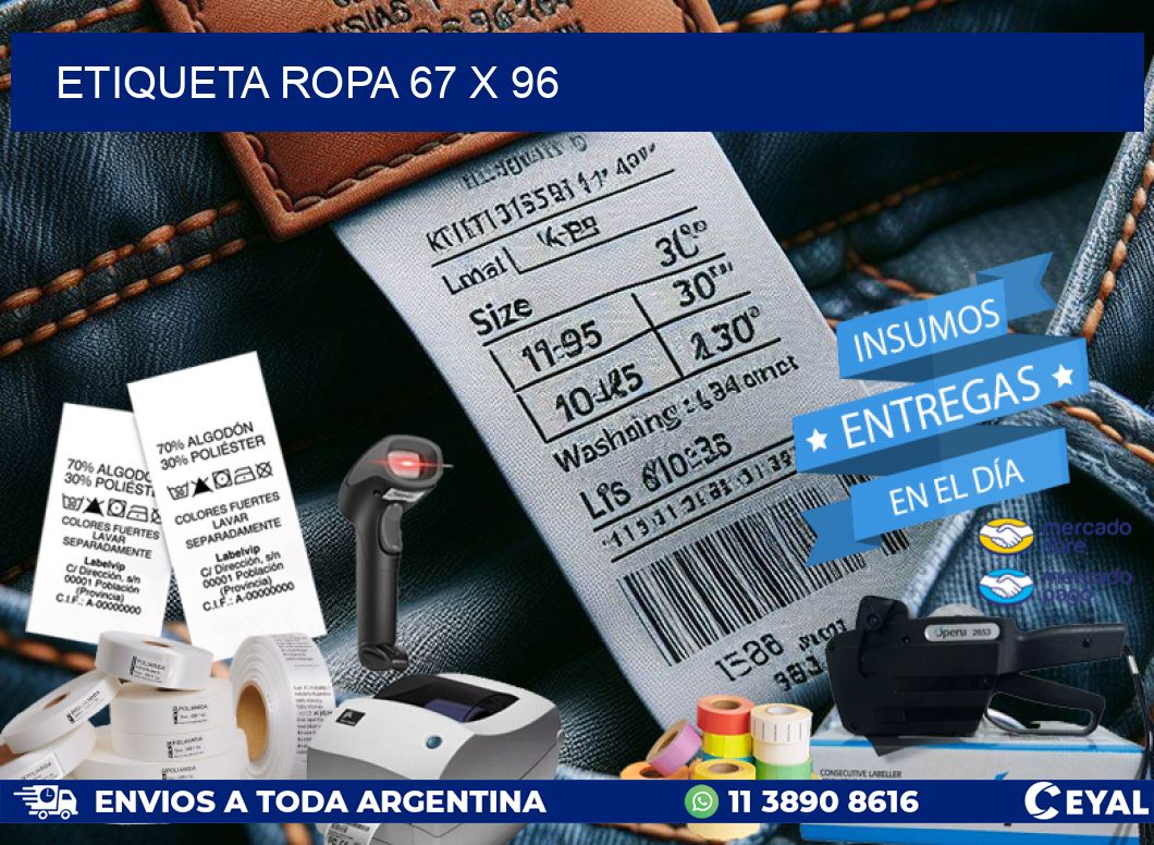 ETIQUETA ROPA 67 x 96