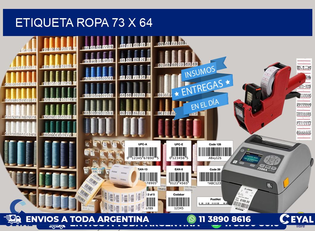ETIQUETA ROPA 73 x 64