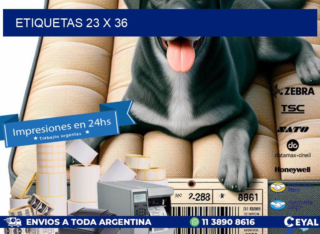ETIQUETAS 23 x 36