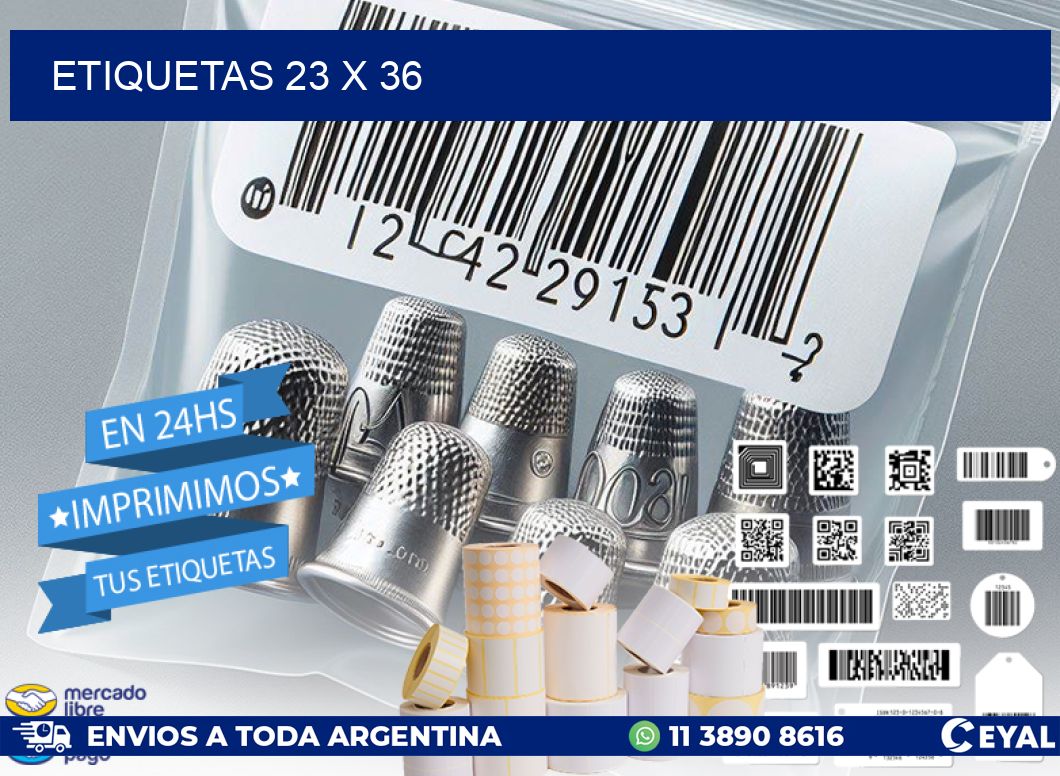 ETIQUETAS 23 x 36
