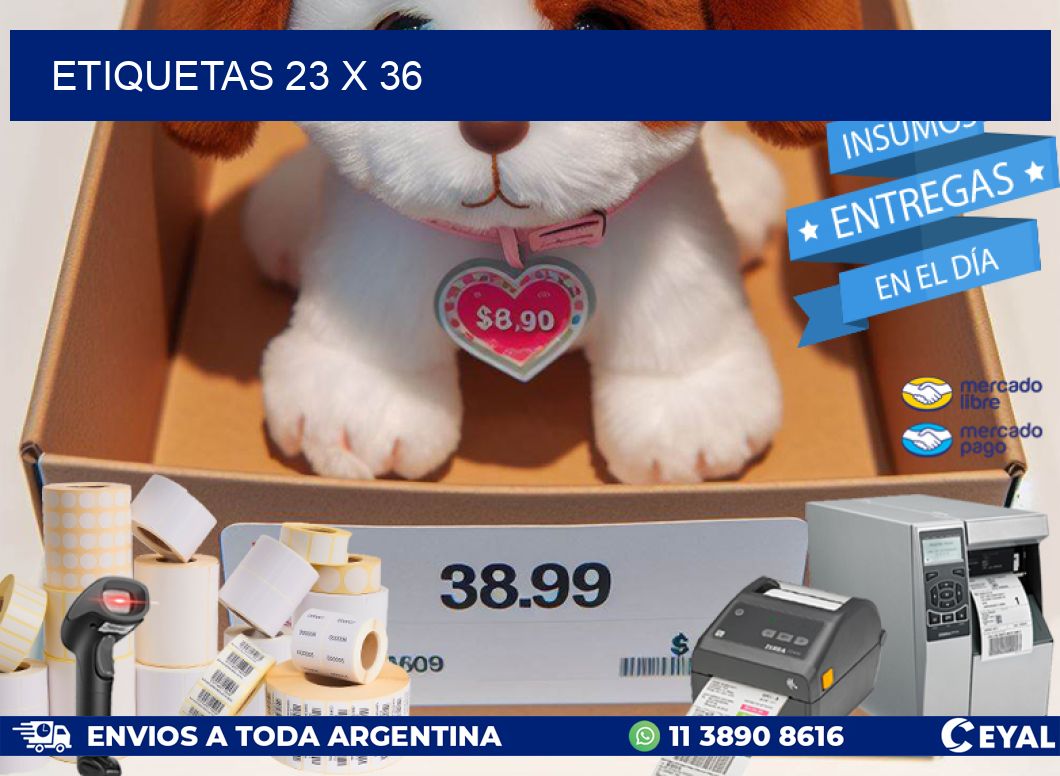 ETIQUETAS 23 x 36