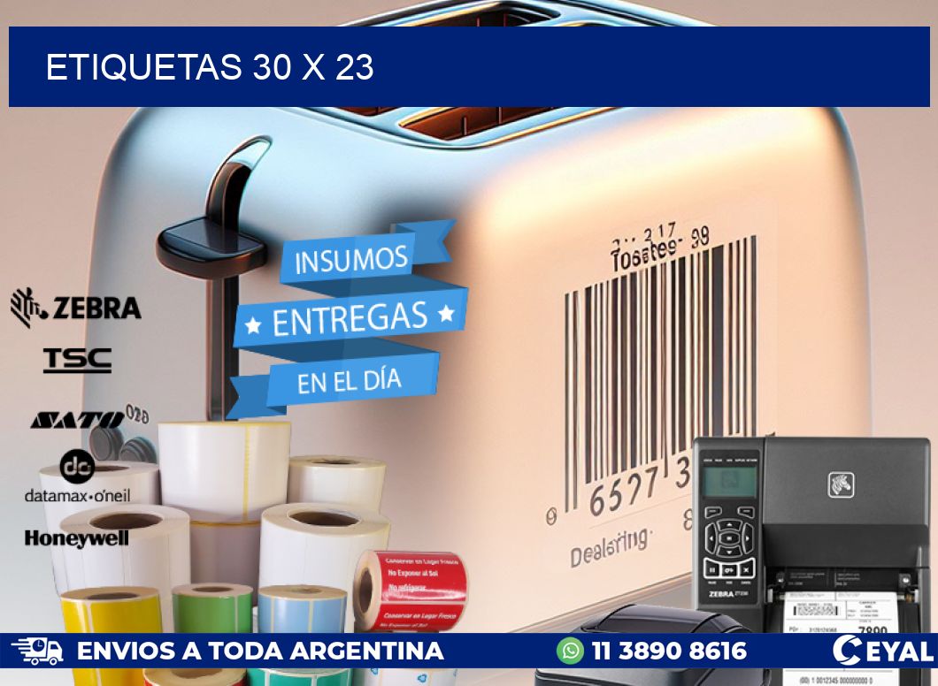 ETIQUETAS 30 x 23