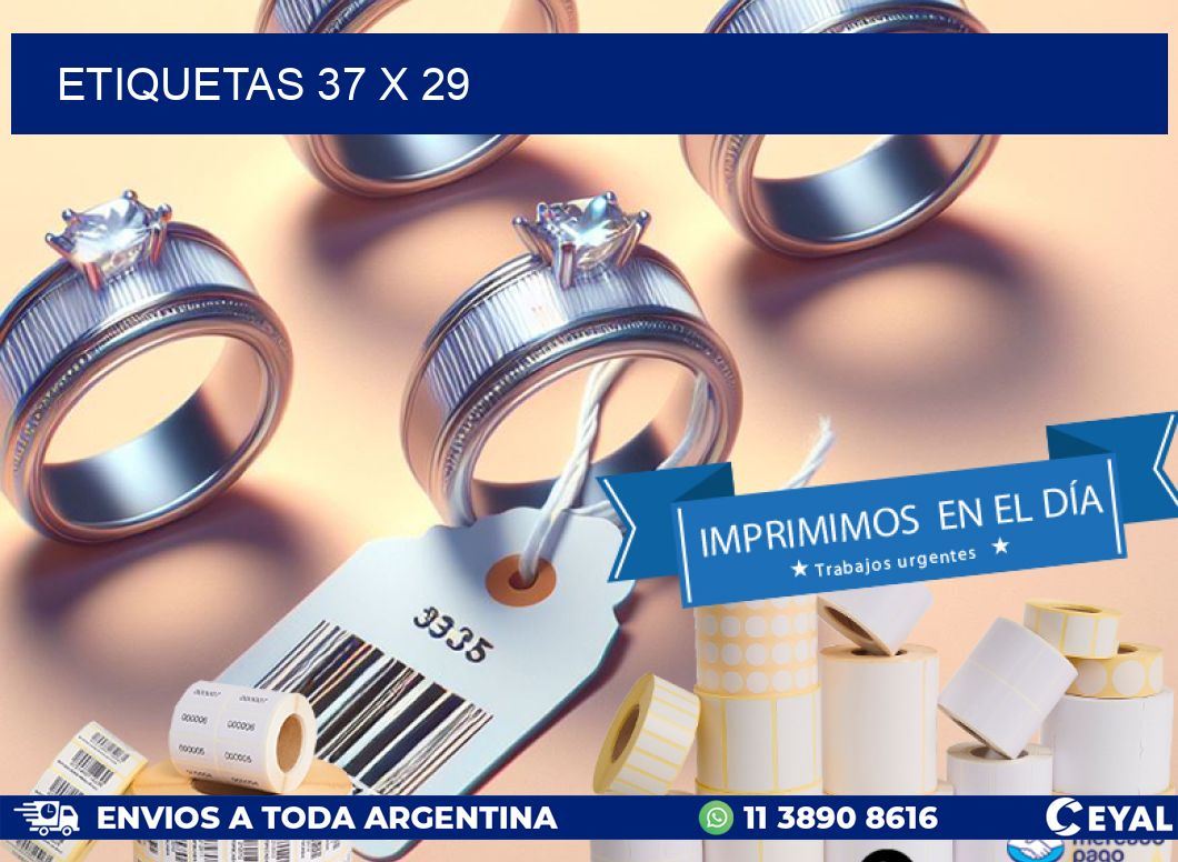 ETIQUETAS 37 x 29