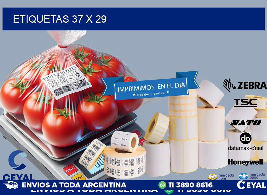 ETIQUETAS 37 x 29
