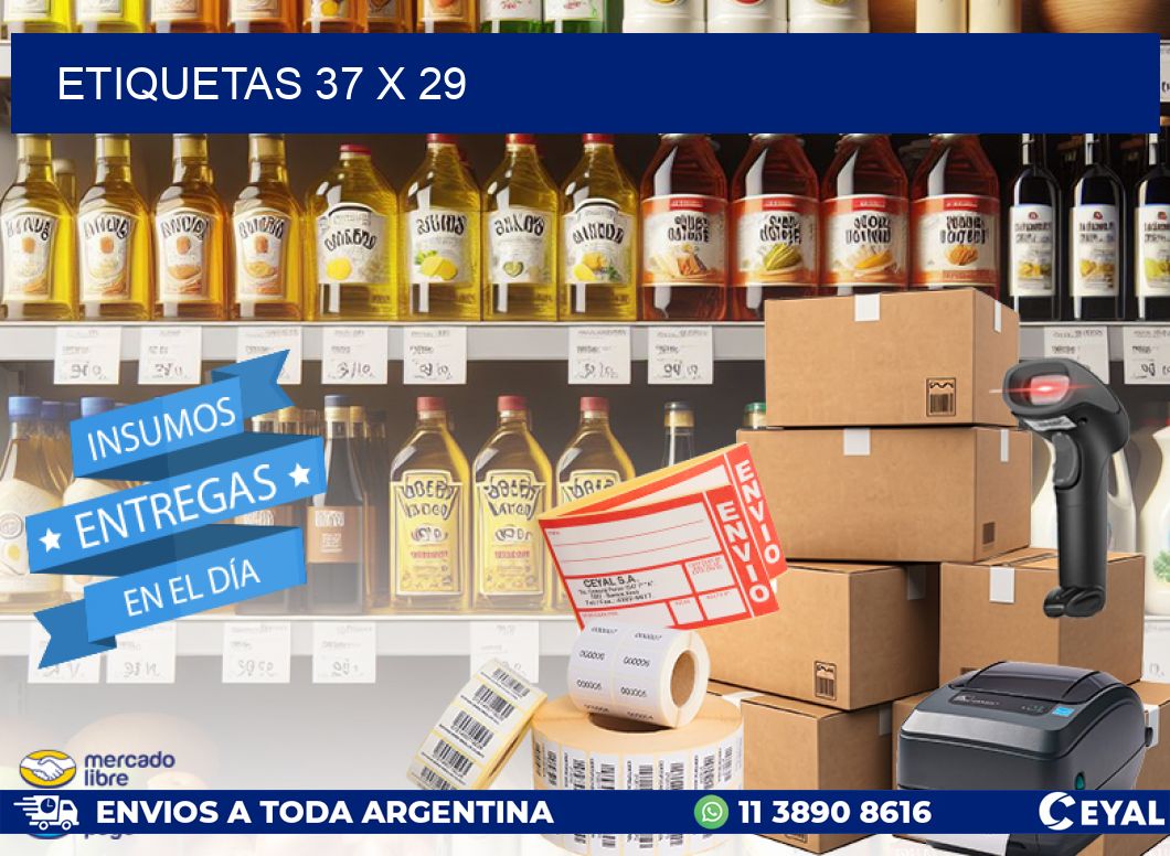 ETIQUETAS 37 x 29