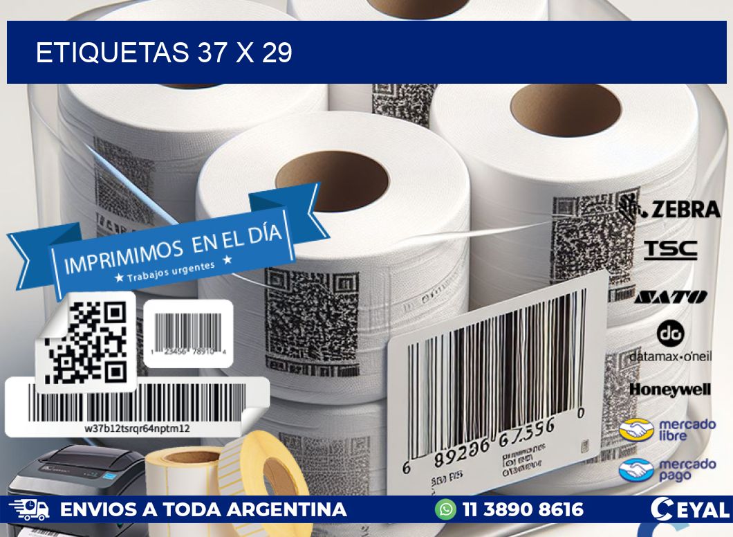 ETIQUETAS 37 x 29