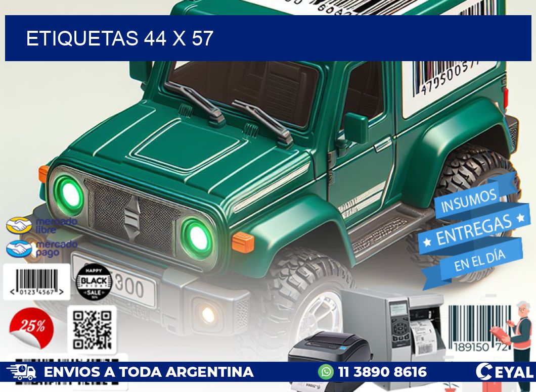 ETIQUETAS 44 x 57