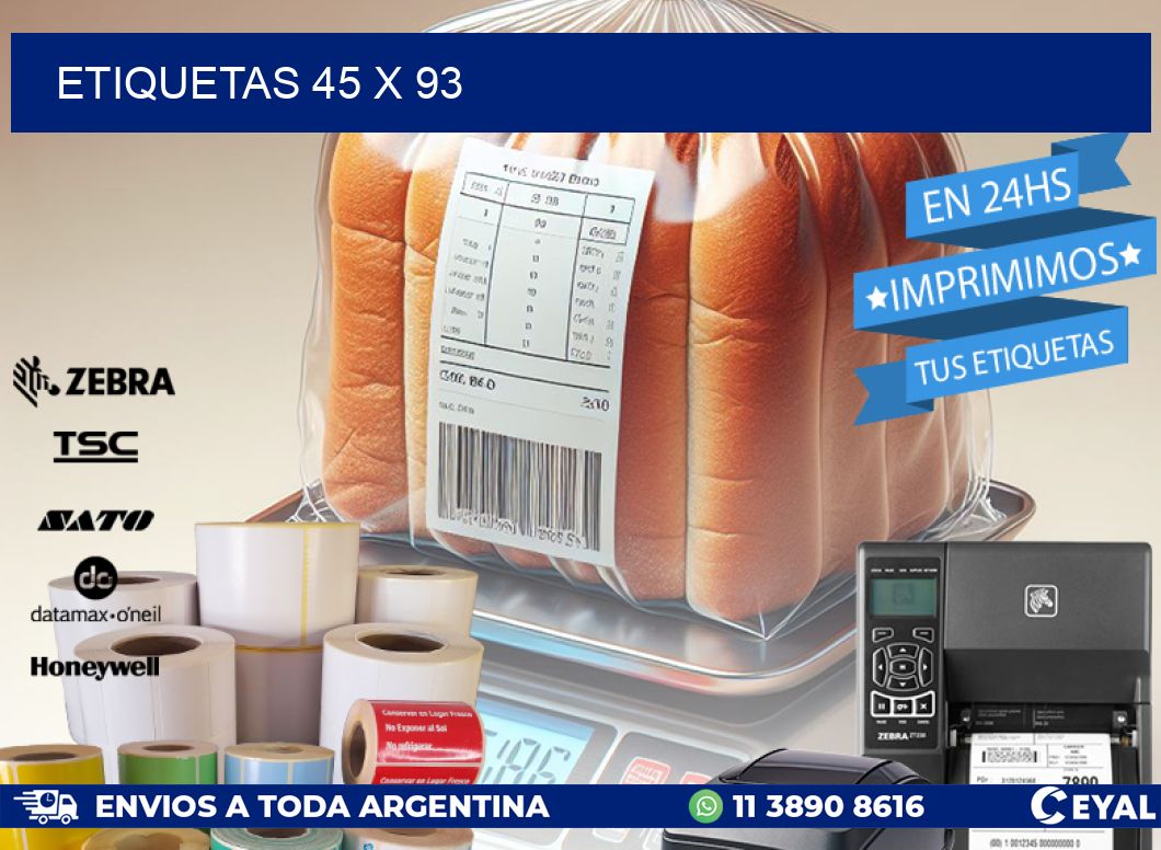 ETIQUETAS 45 x 93