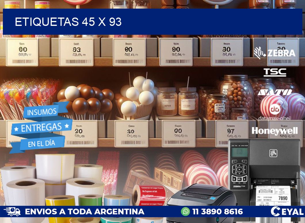ETIQUETAS 45 x 93