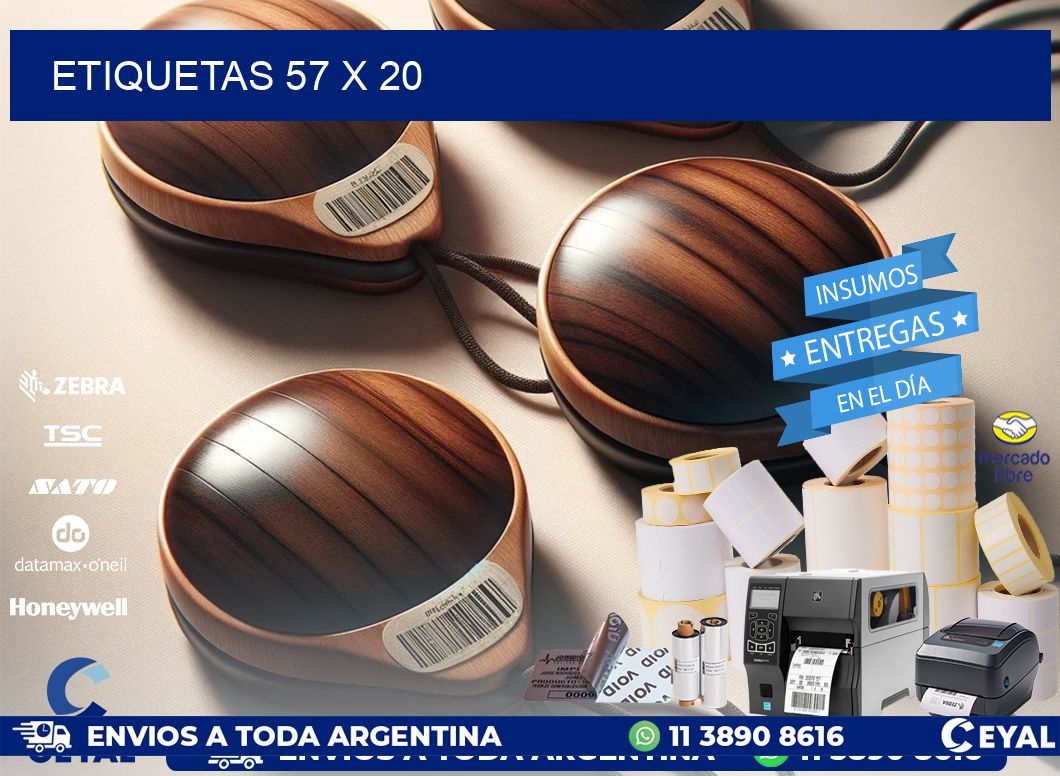 ETIQUETAS 57 x 20